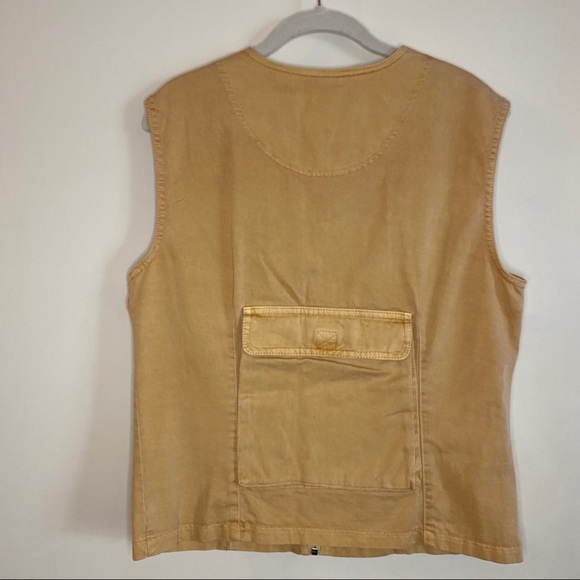 Vintage utility vest w/ pockets - Picture 2 of 2